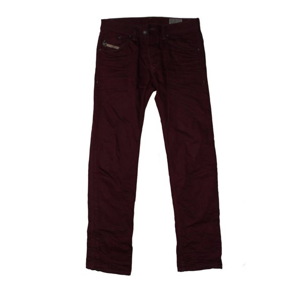 Diesel Darron Dark Red Jeans - Picture 2 of 9